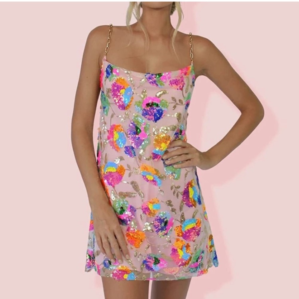 Sequin Mini Dress